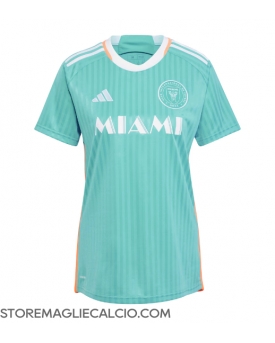 Inter Miami Maglia Gara Terza Repliche 2024-25 Donna Maniche Corte